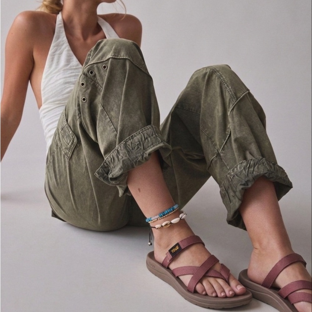 Teva Women's Sandals in Maroon and Beige